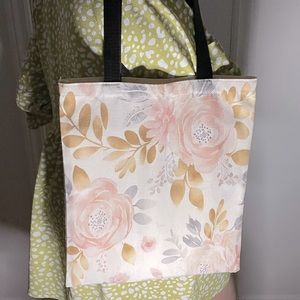 Flowers Print Canvas Bag | Fashion Women’s Canvas Bag | Large Size Canvas Bag